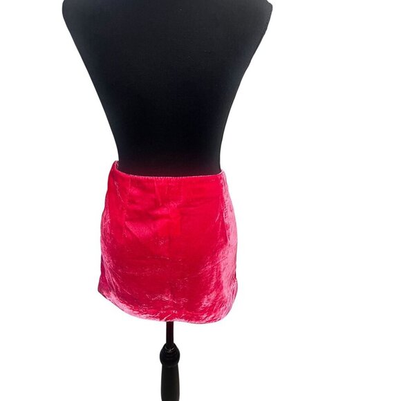 FREE PEOPLE ANNALISE VELVET MINI, WITH SLIT ON THE SIDE, Bewitched, DARK ROMANCE - Picture 5 of 8